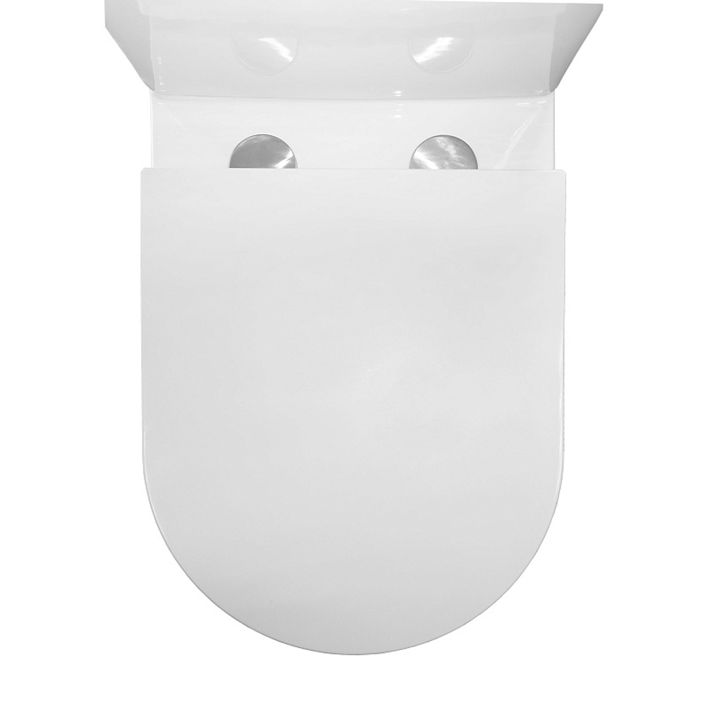 Унитаз-компакт Azario Conto 360х630х820 напольный, безободковый, слив "Торнадо", с быстросъемным сиденьем микролифт (AZ-T005BR)