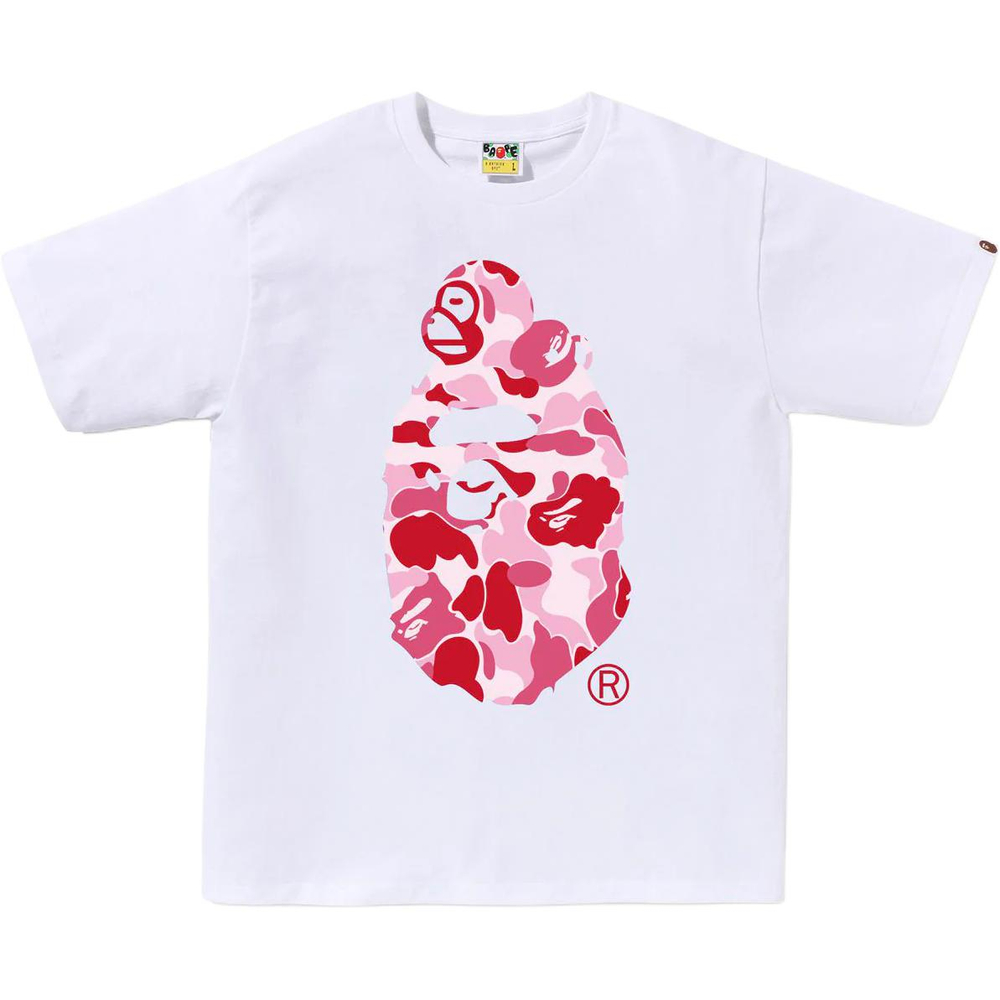 A Bathing Ape Bathing Ape Футболка Regular Straight Fit Summer 0zxtemx00310q белый розовый