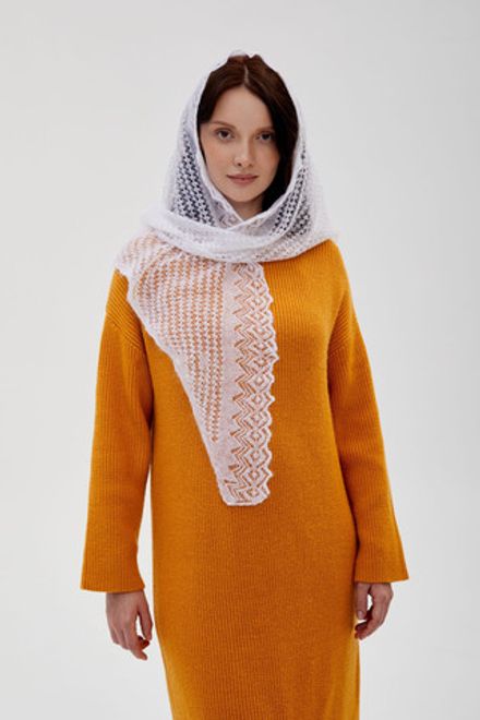 Косынка К211-01 белая