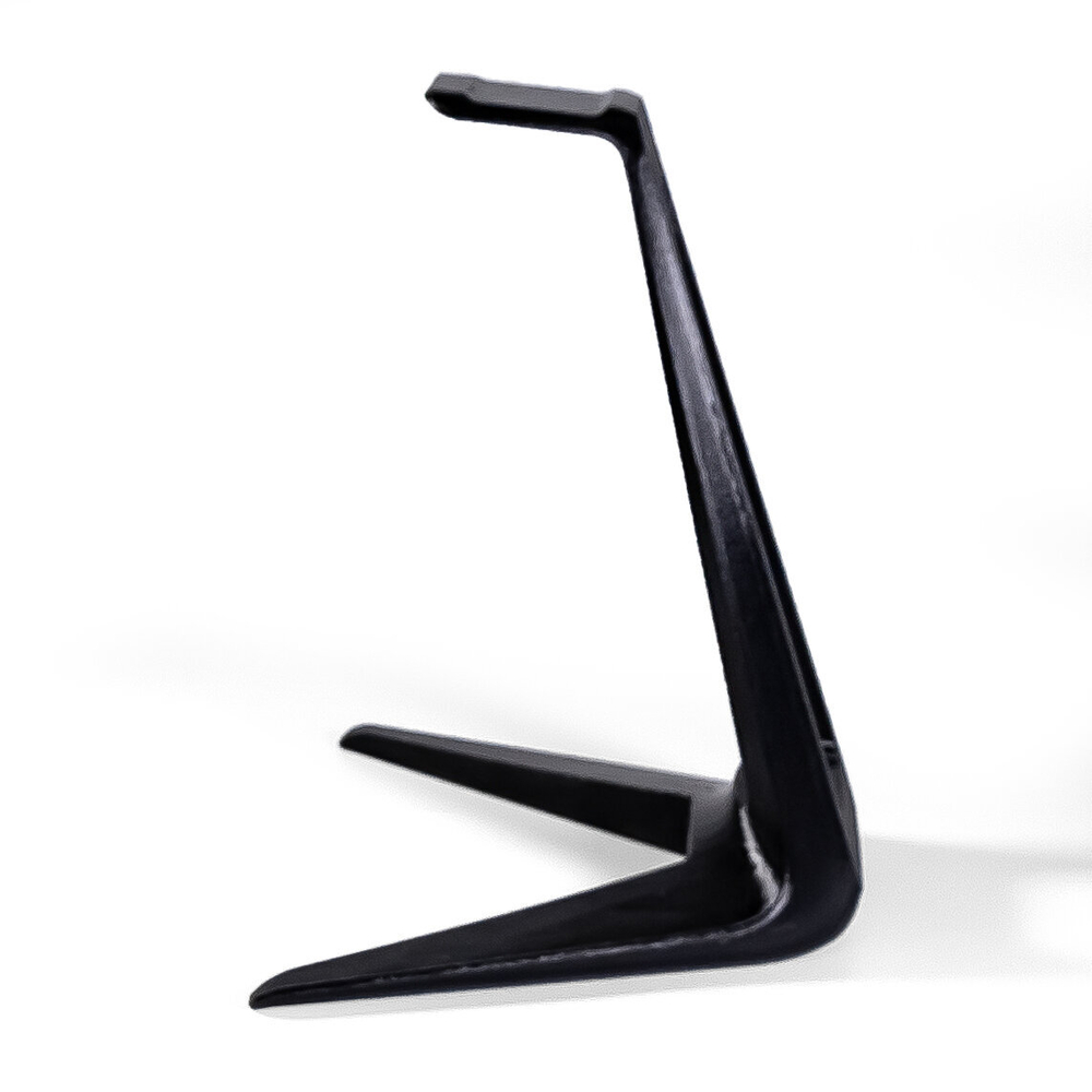 Подставка-держатель для накладных наушников, настольная, черная