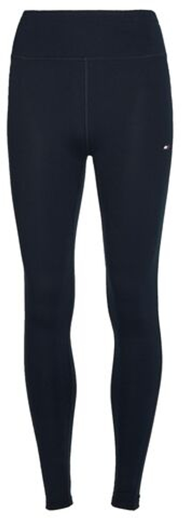 Leginsy Tommy Hilfiger RW Split Graphic Legging - Бирюзовый