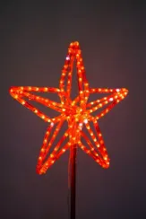 Макушка Кремлевская Эконом 50 см. для елей высотой от 3 до 5 м., красная, Green Trees (krem-50red)