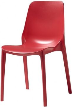 Стул пластиковый Ginevra Италия красный