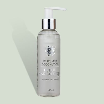 Парфюмированное кокосовое масло "Fleur Narcotique" – экспресс-увлажнение для лица, тела и волос