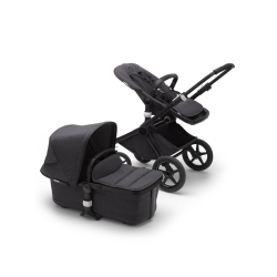 Коляска 2 в 1 Bugaboo Fox 2 Mineral Complete Black/Washed Black, черный/черный