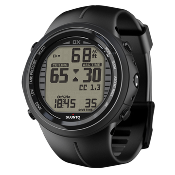 Декомпрессиметр Suunto DX Black Elastomer