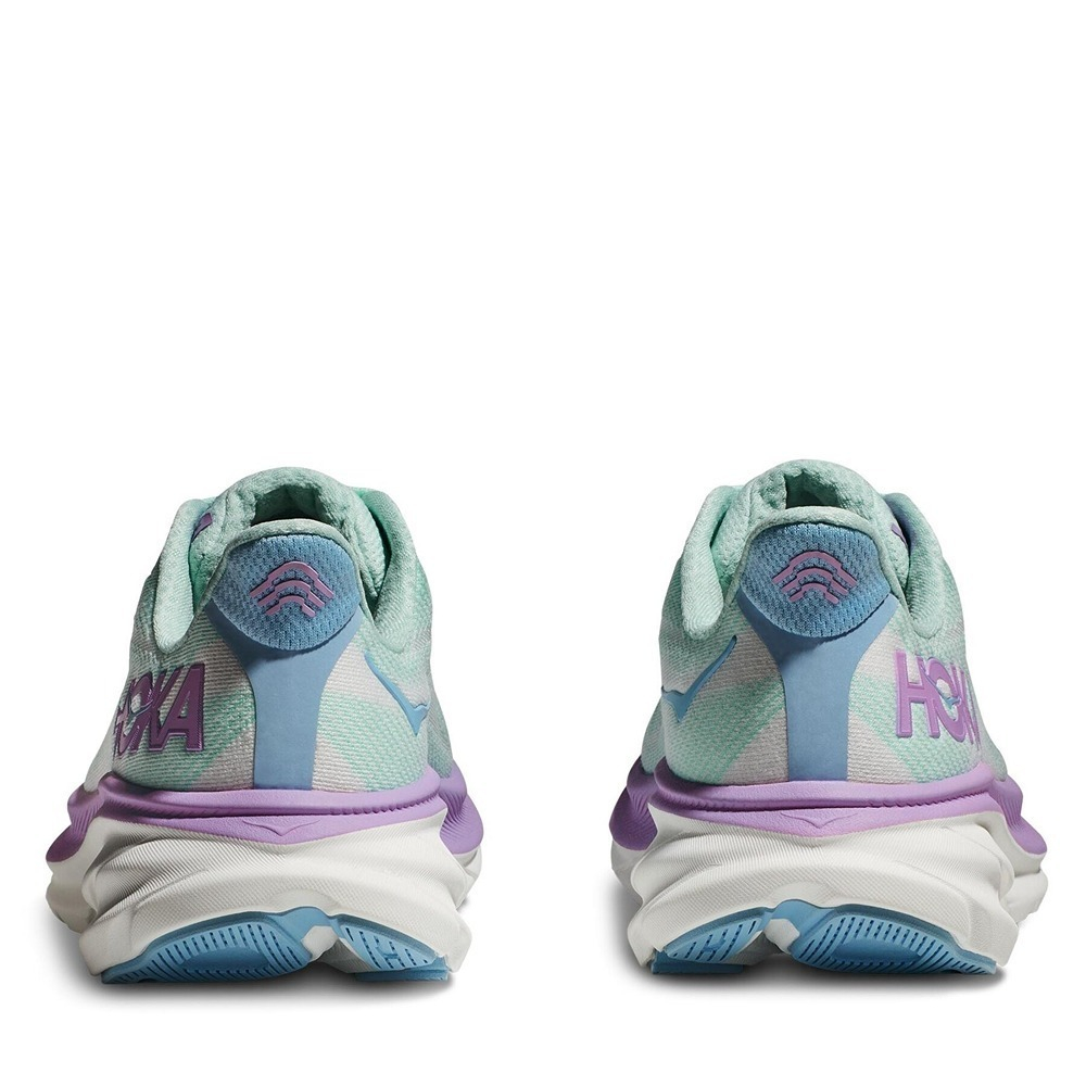 Кроссовки женские HOKA W CLIFTON 9 WIDE Sunlit Ocean / Lilac Mist