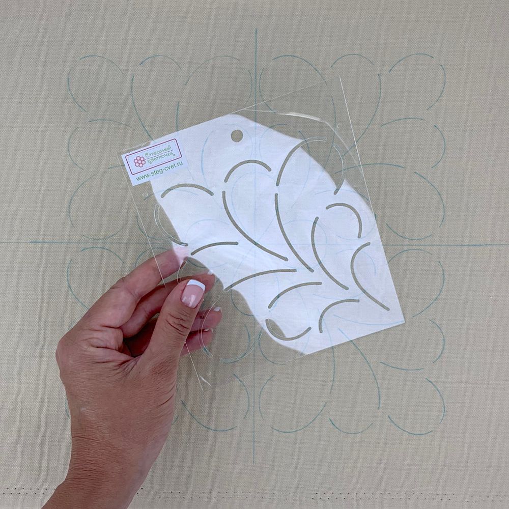 Шаблон для стежки "Перо - 2" (арт. T31)