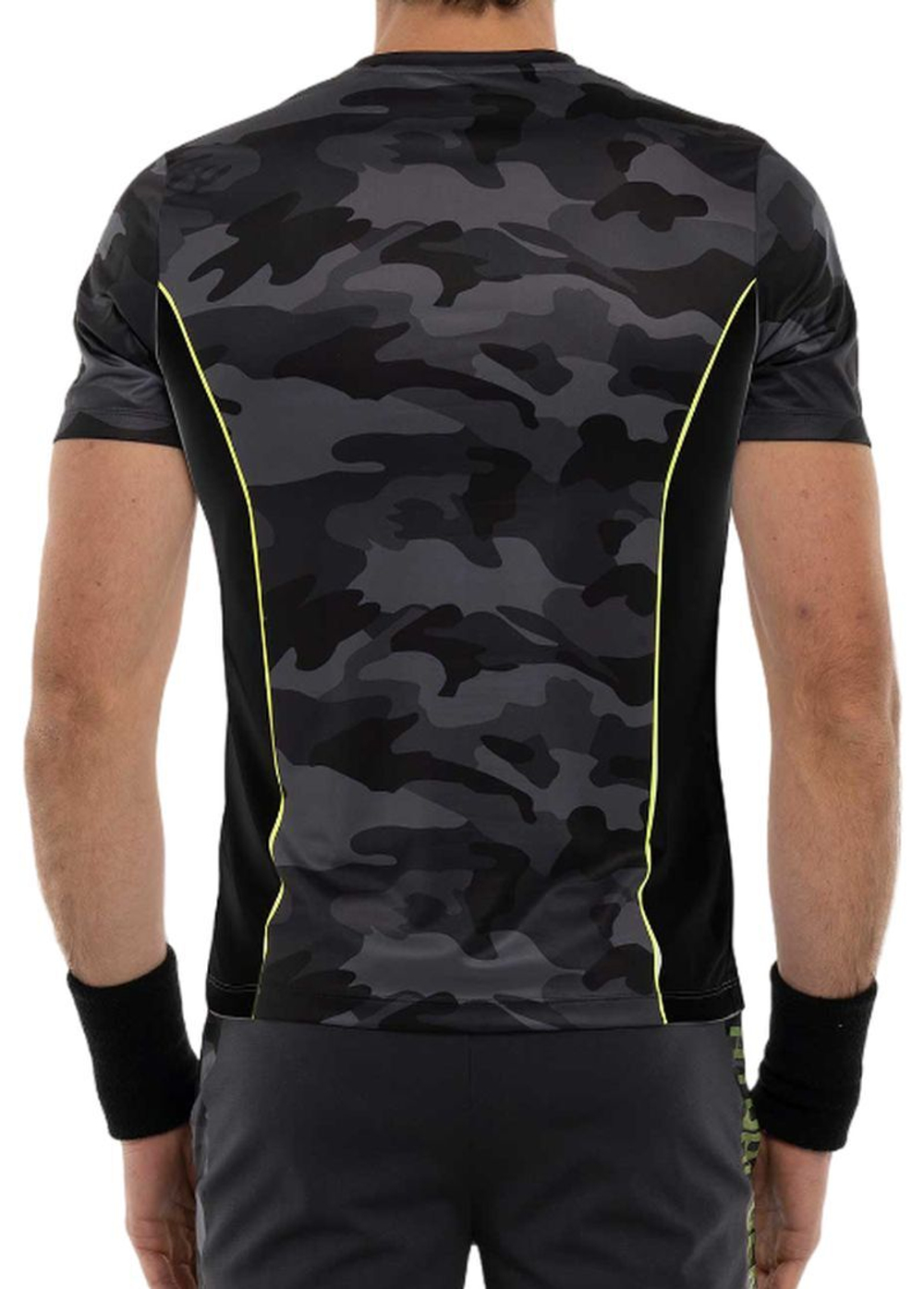 Мужская теннисная футболка Hydrogen Camo Tech T-Shirt - серый