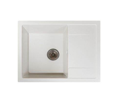 Кухонная мойка из искусственного камня G-25 цвет белый