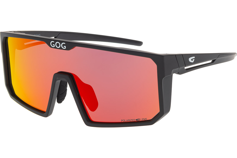 Спортивные очки GOG Maat / Matt Black / Polarized Reflex Red