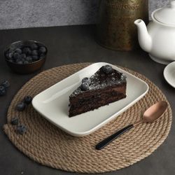 Блюдо прямоугольное 20*14,3 см h2,9 см 375 мл без борта   Noble [3]