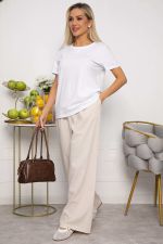 Брюки льняные Мэрлин (бежевые) Б13682-7М LT Collection