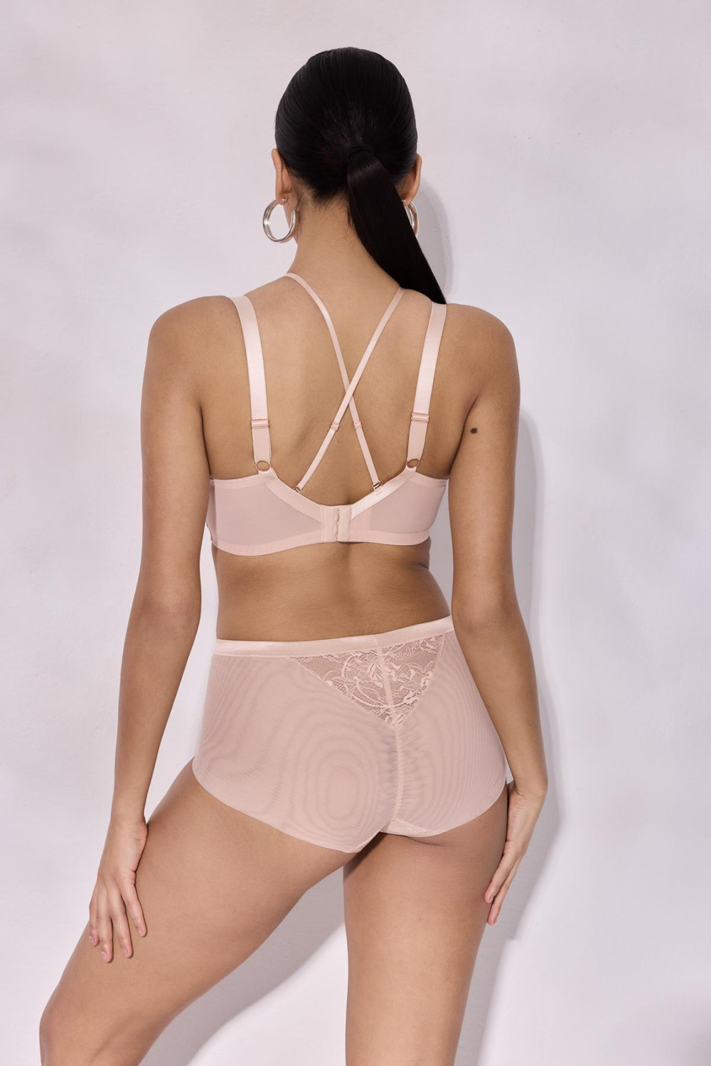 Телесный бюстгальтер с мягкой +size чашкой Chiara (Размер: 70K) (Цвет: телесный)