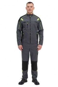 Костюм "Формула" (куртка+брюки) т.серый