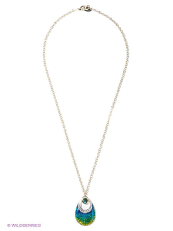 "Кайра" подвеска в золотом покрытии из коллекции "Жар-птица" от Jenavi с замком карабин