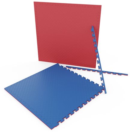 Будо-мат EVA DFC 100 x 100 см, 20 мм, цвет сине-розовый