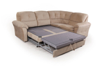 Diamante диван-кровать угловой велюр бежевый