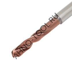 Сверло  6.4мм  твердосплавное 3D без подвода СОЖ. SP-X800030640 VHM AHNO по стали, чугуну, нерж. и ж