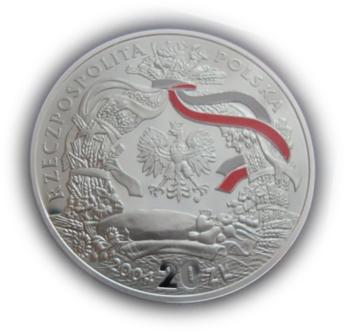 Польша 20 злотых 2004 Праздник урожая Дожинки СЕРЕБРО