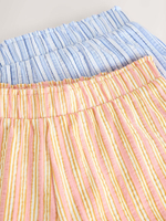 Шорты для девочки Next AH9-448, 2 шт., Персиковый, Голубой