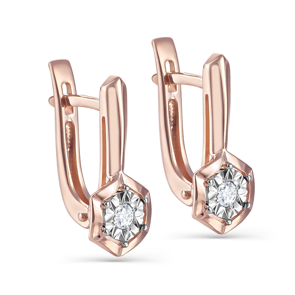Серьги из золота 585 пробы