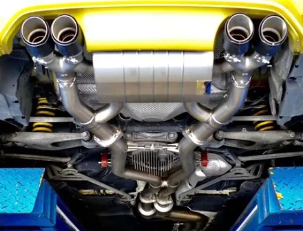 Выхлопная система с заслонками для BMW M3/M4 (F82/F83) 3.0T