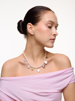 Колье "NEW Posh" из жемчуга с цирконами