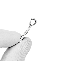 Серебряная иконка Георгий Победоносец 8860