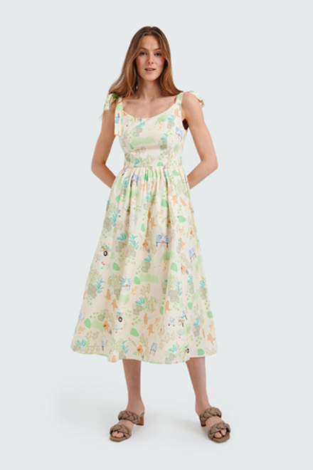 Сарафан с принтом