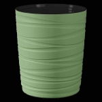 Кашпо для цветов пластиковое 15л d-30см «Модерн Медиум» Оливковый