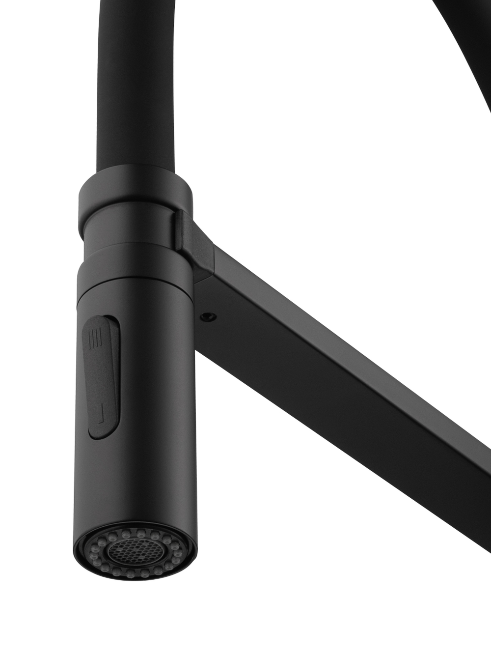 Смеситель для кухни с гибким изливом WONZON & WOGHAND, Черный матовый (WW-88438003-MB)