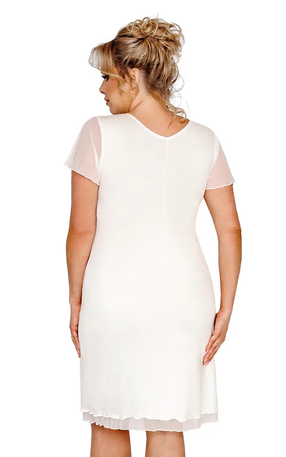 Ivana plus nightdress Ecru