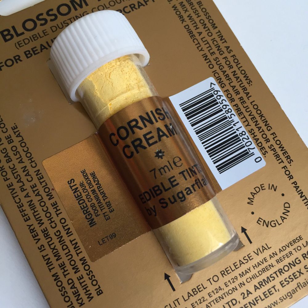Краситель пищевой Цветочная пыльца Sugarflair Colours Желтый CORNISH CREAM
