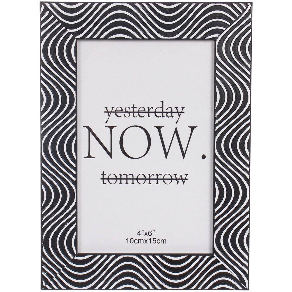 Фоторамка 10*15см «Верона» черный, пластик