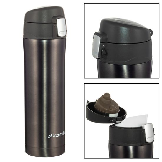 Термокружка 450 мл. из нержавеющей стали Kamille KM-2088