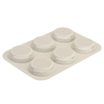 Форма силиконовая для приготовления булочек и пирожных burger bread, 20х30 см