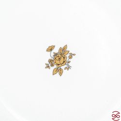 Набор тарелок Queen's Crown Золотая роза 18 предметов