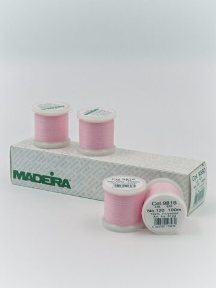 Нитки швейные Madeira aerofil №120 Col. 9816 нежно-розовый (100, 400 м)