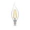 Лампа светодиодная филаментная Gauss E14 4,5W 4100К прозрачная 1041125