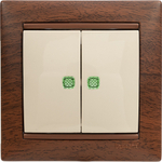 Рамка 1 пост тонированное дерево Valena Classic LEGRAND