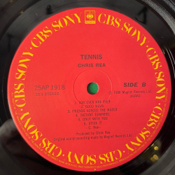 Винтажная виниловая пластинка LP Chris Rea Tennis (Japan 1980) (Obi) Sweet Kiss
