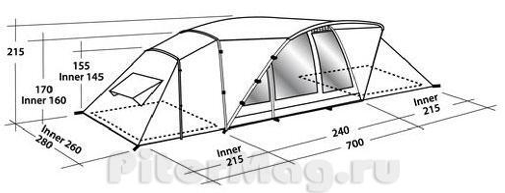 Палатка Easy Camp Lakewood 800