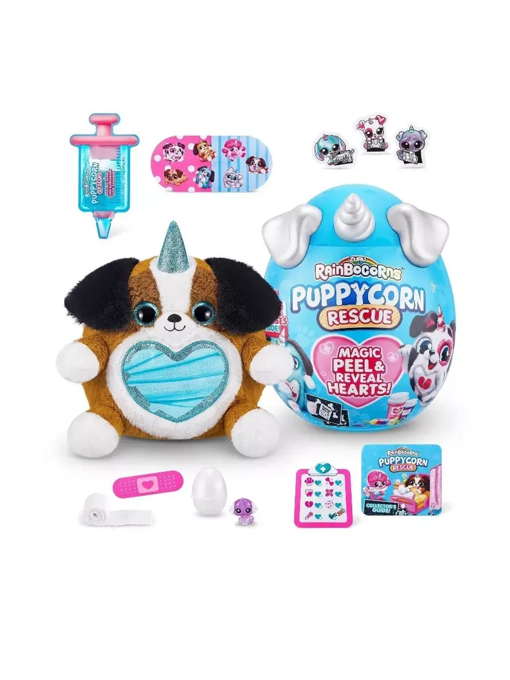 Мягкая игрушка сюрприз яйцо Rainbocorns Puppycorn Rescue