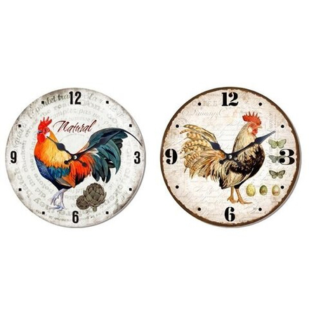 GAEM Часы настенные декоративные "Петушок", L33 W3 H33 см, 2в.