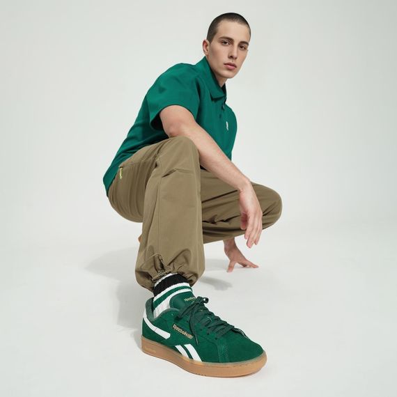 Reebok CLUB C ПЛОЩАДКАМИ В Великобритании Кроссовки для скейтбординга - Низки Зеленые насаждения