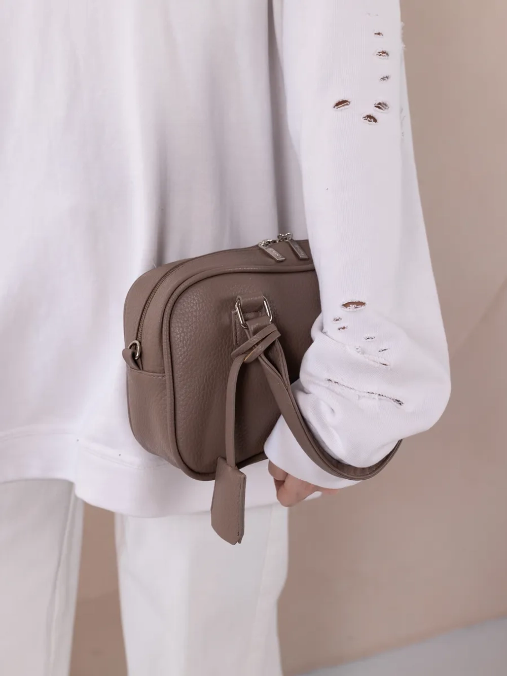 Сумка через плечо маленькая с двумя ручками