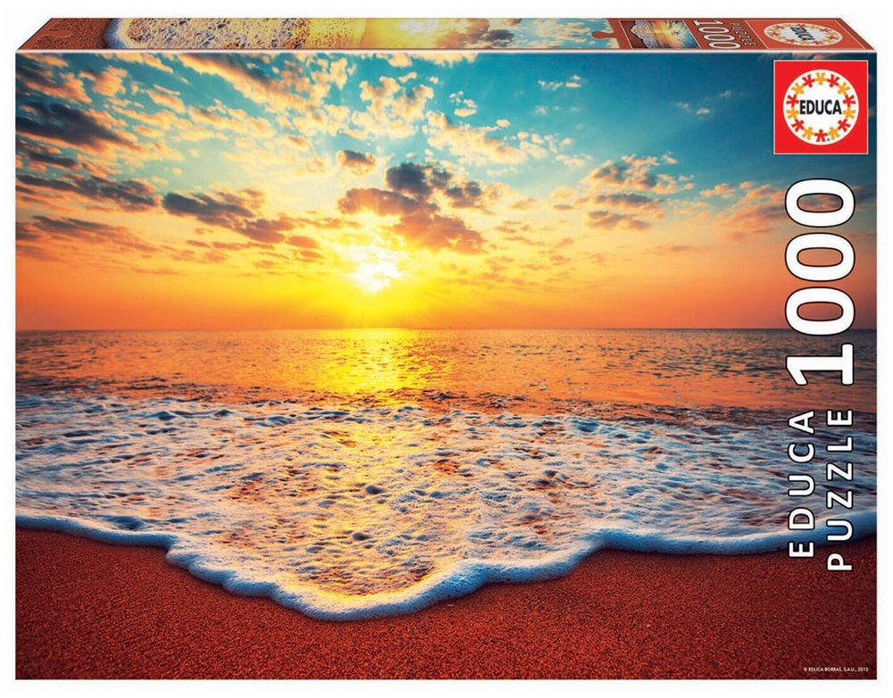 Пазл Educa "Закат", 1000 деталей , арт.19024, пейзаж, от 12 лет