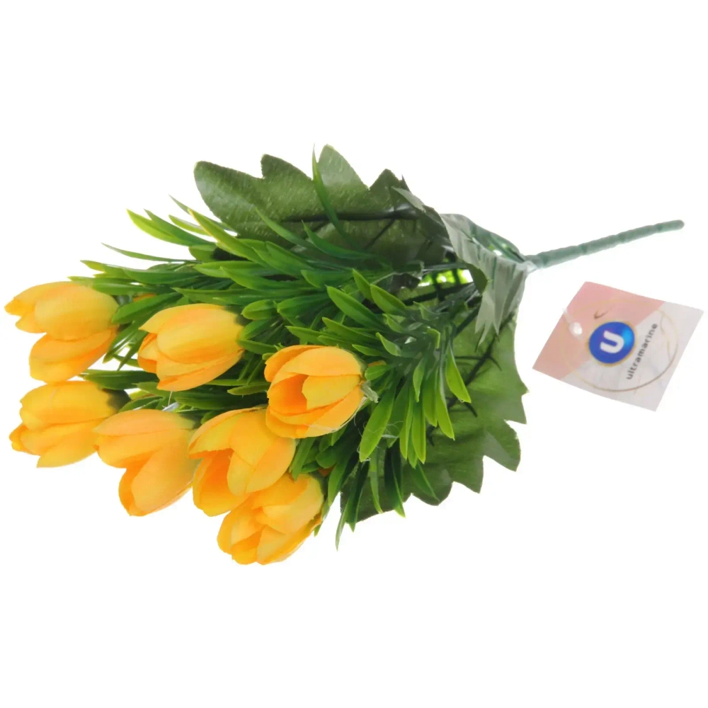 Искусственные цветы «Весеннее вдохновение» Тюльпаны 30см цвет желтый