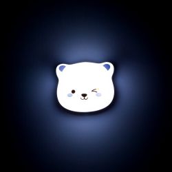 Ночник - светильник светодиодный ЭРА NLED-466-1W-W настенный аккумуляторный белый